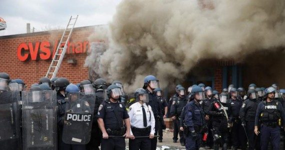 CVS on fire