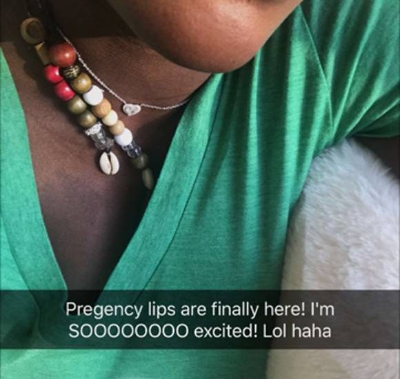 pregnancy lips smh