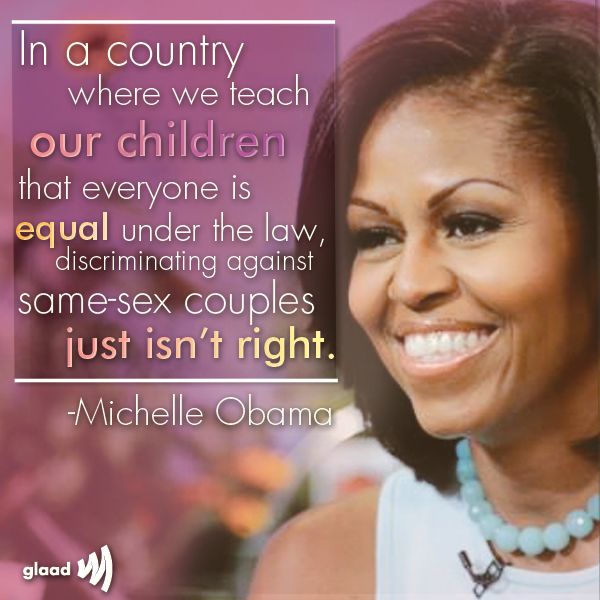 Michelle Obama Gay Rights