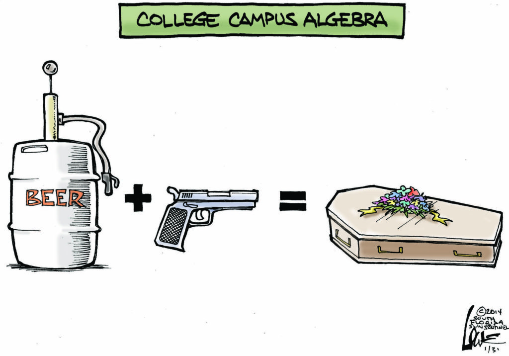 Guns on college campuses
