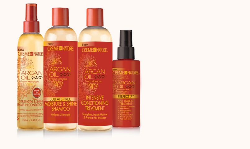 creme of nature argan oil hair products