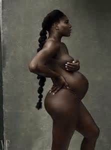 Pregnant Serena