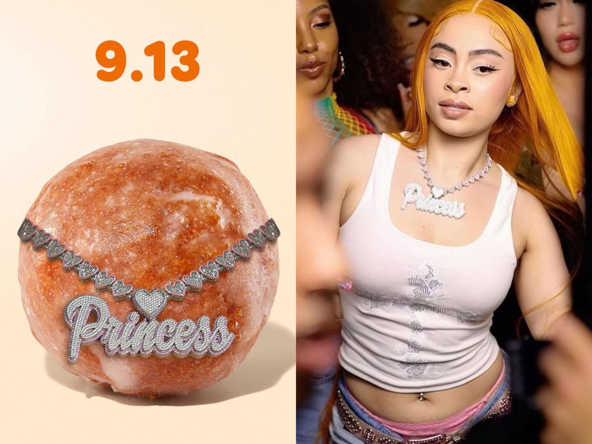 Free Ice Spice Donut Pack to celebrate Dunkin collab + mural