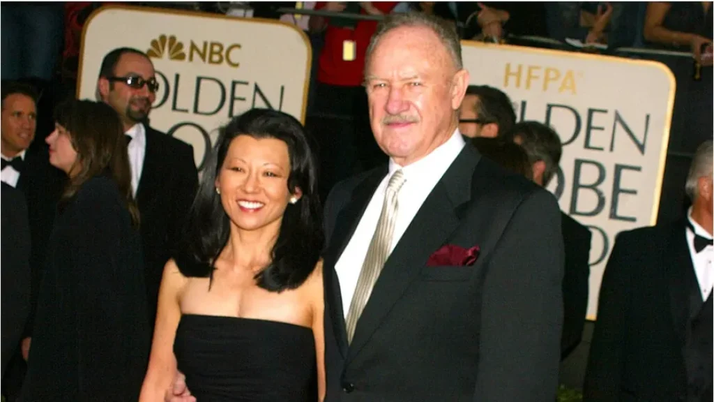 Gene Hackman and wife Betsy Arakawa during the 60th Annual Golden Globe Awards. (Jeffrey Mayer/WireImage)