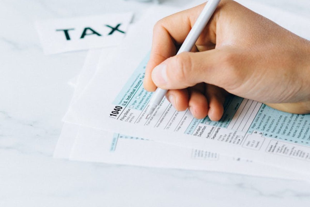 person filing tax documents